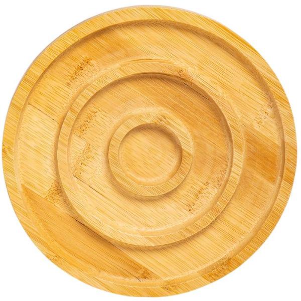 фото Блюдо декоративное "бамбук", 19 см (204-50002) olaff