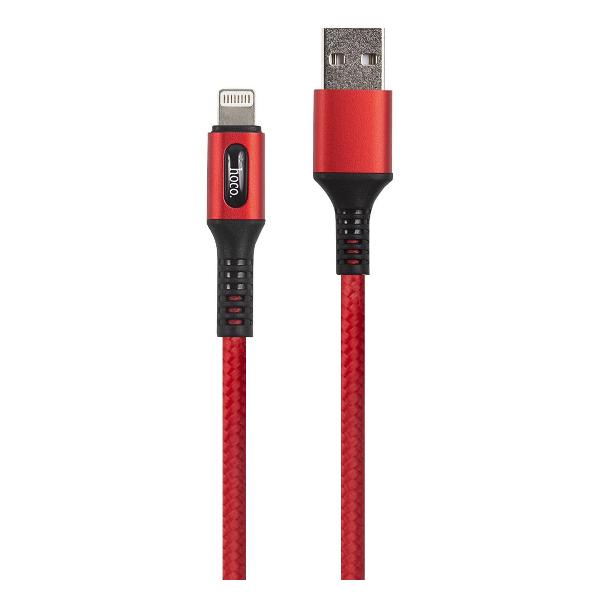 фото Кабель u79 admirable usb/lightning smart power off, 1 м, красный (24267) hoco