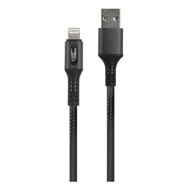 фото Кабель u79 admirable usb/lightning smart power off, 1 м, черный (24250) hoco