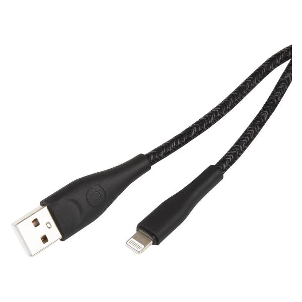 фото Кабель sj397 usb/lightning, нейлоновая оплетка, 3 м, черный (sj397usb01) usams