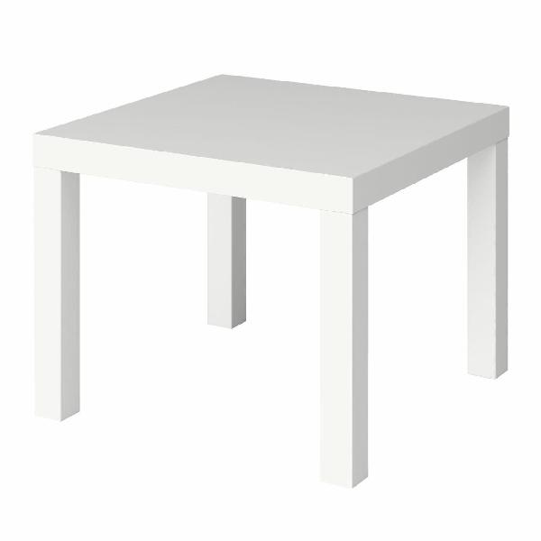 фото Журнальный стол "лайк", аналог ikea, 550х550х440 мм, белый (641920) нет бренда