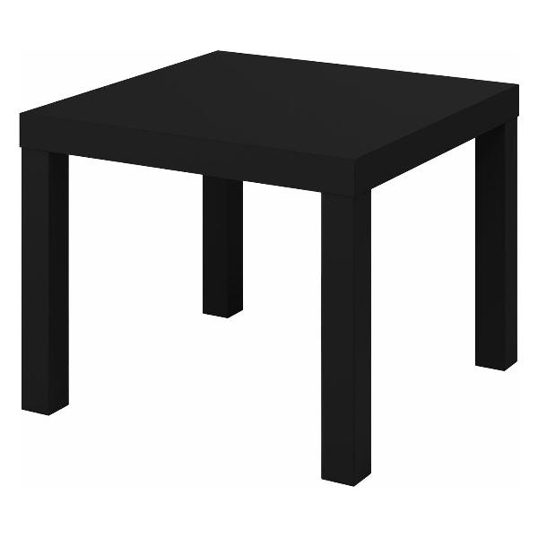 фото Журнальный стол "лайк", аналог ikea, 550х550х440 мм, черный (641921) нет бренда