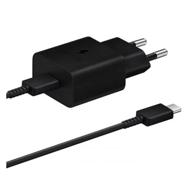 фото Сетевое зарядное устройство 15w power adapter (ep-t1510xbegru) samsung