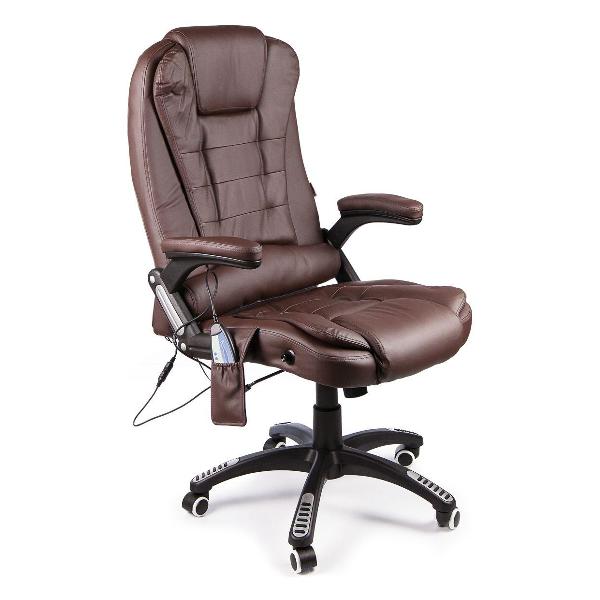 фото Кресло veroni 53, с вибромассажем brown calviano