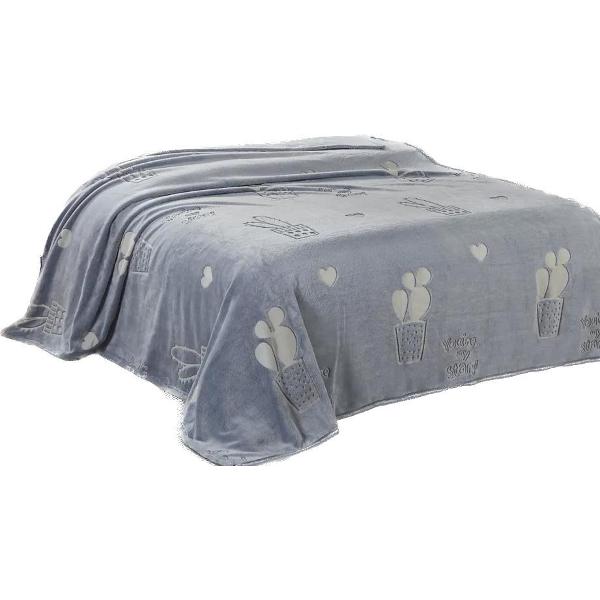 фото Плед "кактусы", 150х200 см (плвч-15) столица текстиля