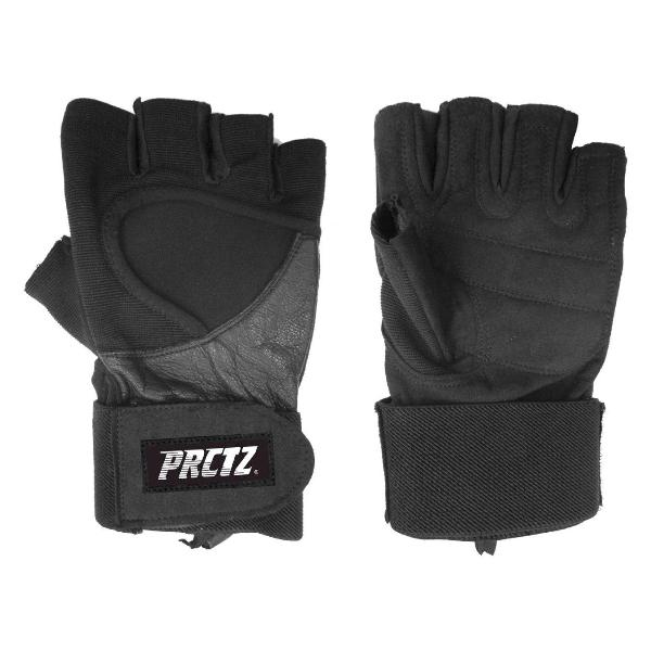 фото Перчатки для фитнеса wrist-wrap gloves, размер l (ps6683) prctz