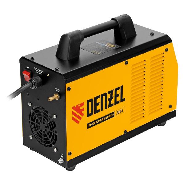 фото Инверторный аппарат аргонодуговой сварки itig-200 dс pulse cold weld denzel