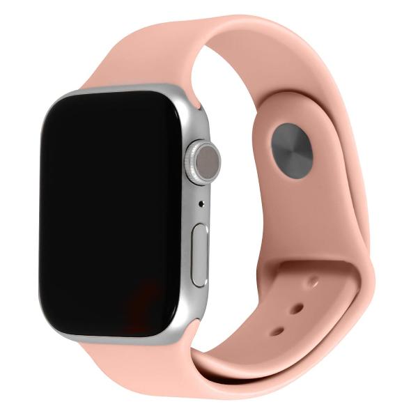 фото Ремешок силиконовый для apple watch 42-44mm s3/s4/s5 se/s6/s7/s8, грейпфрут (ут000036300) red line