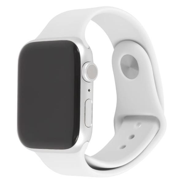 фото Ремешок силиконовый для apple watch 38-40mm s3/s4/s5 se/s6/s7/s8, белый (ут000032920) red line