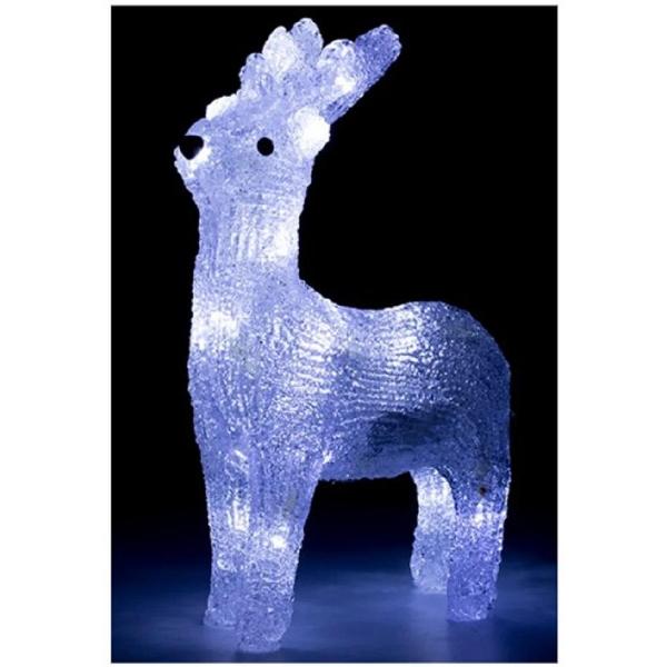 фото Светодиодная фигурка homium silver glow "олень", акриловая, 17х7х26 см (371mh-14-30) zdk