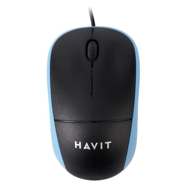 фото Мышь ms851 black/blue havit