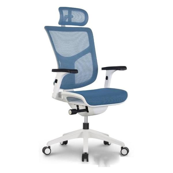 фото Кресло expert vista white/blue (vsm01-wh-т-04) falto