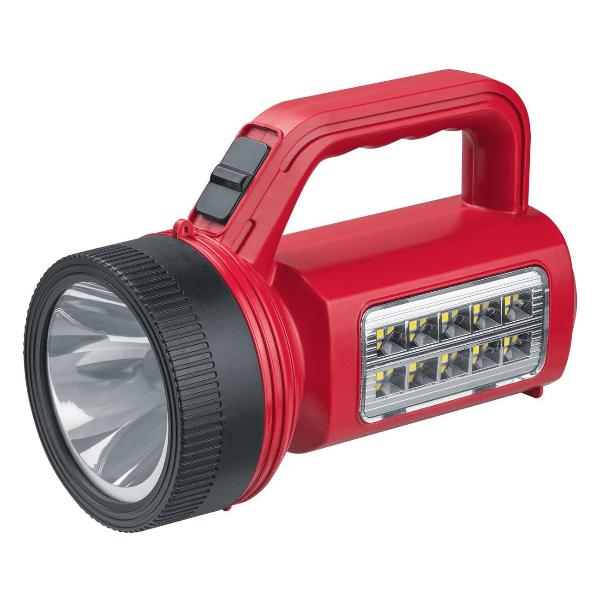 фото Фонарь-прожектор npt-sp34-accu, 1led, 3вт + 10led, 5вт (93 893) navigator