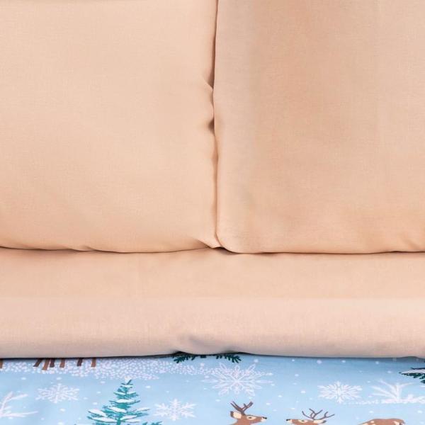 фото Комплект постельного белья "зимнее волшебство", 2-спальный, бязь (4935588) этель