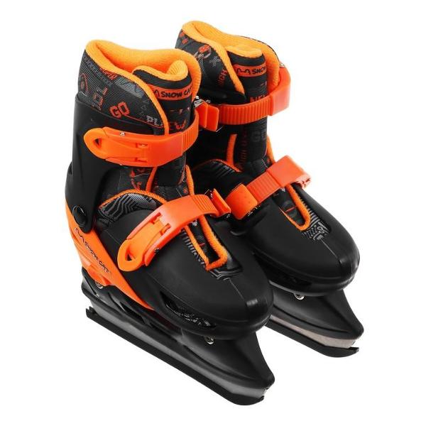 фото Коньки ледовые раздвижные, размер 34-37 (9670704) snow cat