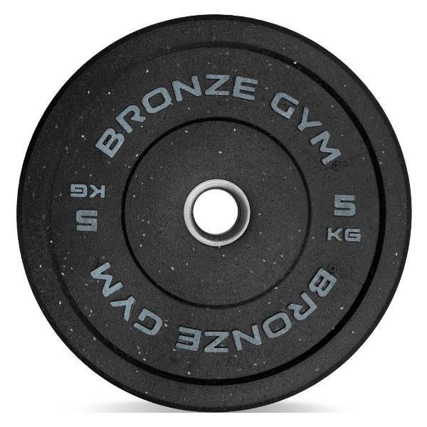 фото Диск для штанги обрезиненный, бамперный, 5 кг (bg-bmp-5) bronze gym
