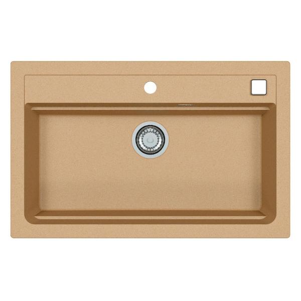 фото Мойка кухонная granital atrox 40 beige-g55 (1140445) alveus