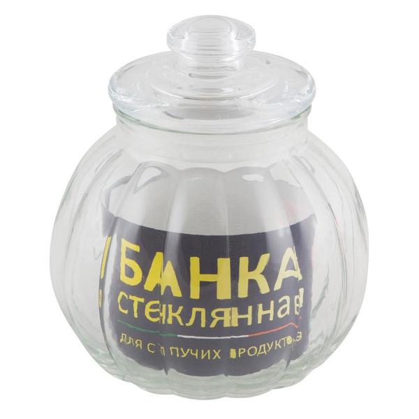 фото Банка для сыпучих продуктов bolla, стеклянная, с крышкой, 750 мл (003607) mallony