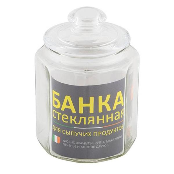 фото Банка для сыпучих продуктов lattina, стеклянная, с крышкой, 1,5 л (003603) mallony