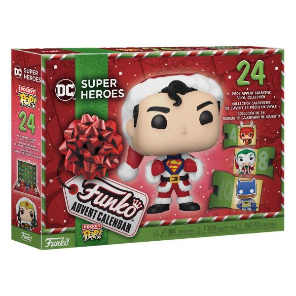 фото Набор фигурок pocket pop! advent calendar dc 2023 (73077) funko