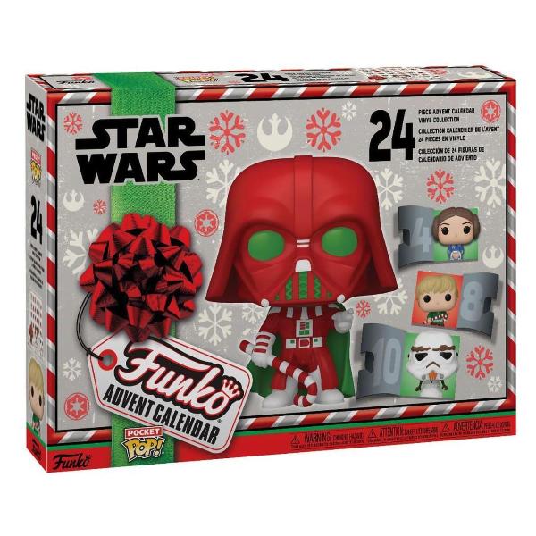 фото Набор подарочный pop! advent calendar: star wars holiday 2022, 24 фигурки (62090) funko