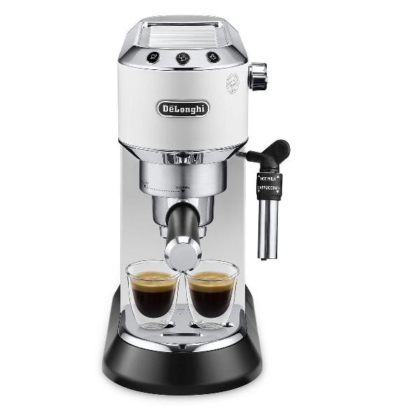 фото Кофеварка рожковая dedica ec 685 white delonghi