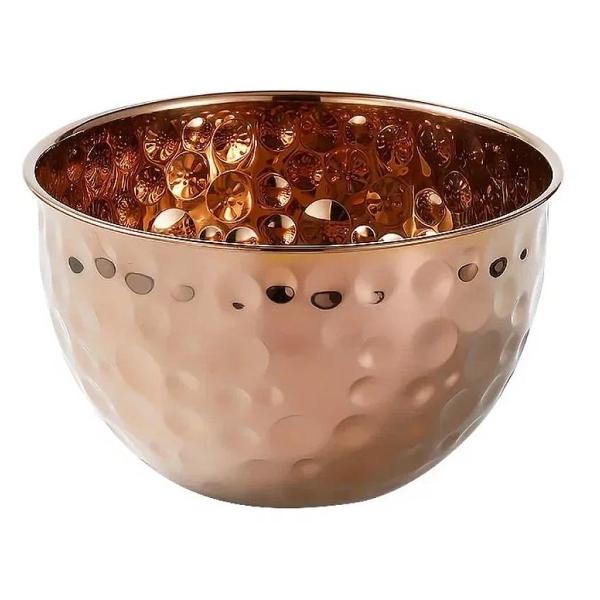 фото Миска металлическая, 20 см, бронза (metalbowlbronze20) homium