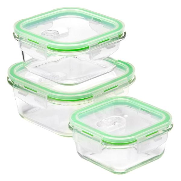 фото Набор контейнеров с крышками, 3 шт (26266) loraine
