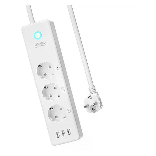 фото Умный сетевой фильтр smart plug p1 3xusb outlet total 3.1a gosund