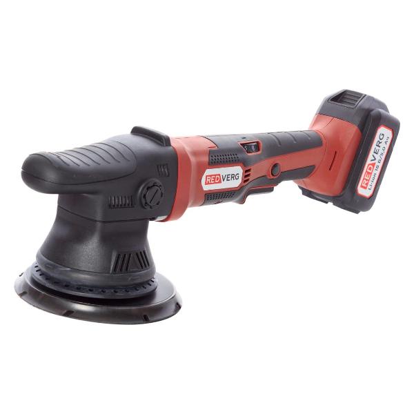 фото Аккумуляторная полировальная машина rd-pm18/u, без акб и зу redverg
