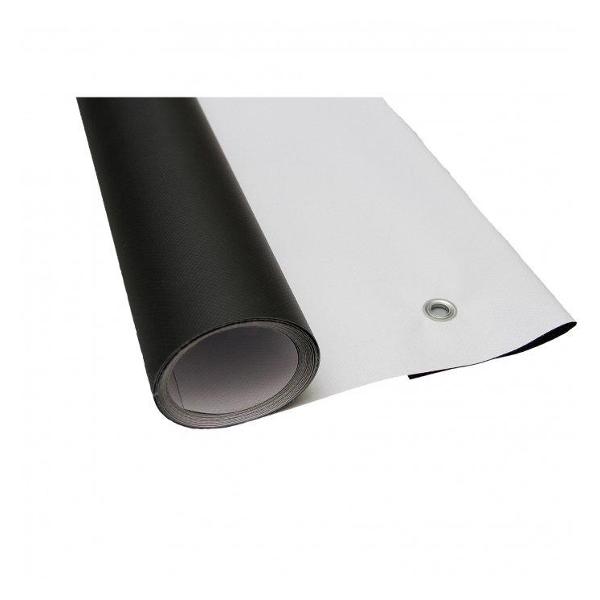 фото Фотофон виниловый, 1,6х3,4 м, черный/белый матовый fst