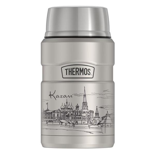 фото Термос для еды kazan, 0,7 л, с ложкой (sk3021) thermos