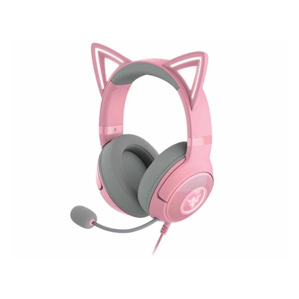 фото Игровые наушники kraken kitty v2, розовые (rz04-04730200-r3m1) razer