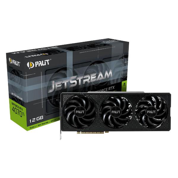 фото Видеокарта nvidia geforce rtx 4070 ti jetstream 12gb (ned407t019k9-1043j) palit