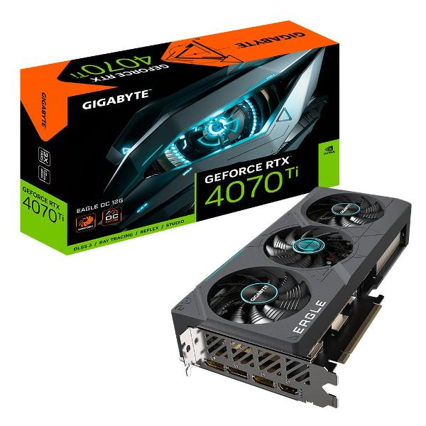 фото Видеокарта nvidia geforce rtx 4070 ti eagle oc 12gb (n407teagle oc-12gd) gigabyte