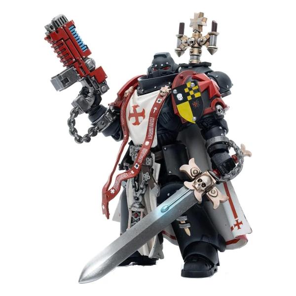 фото Фигурка warhammer 40k: black templars sword brethren: brother lombast 1:18 (jt4850) joy toy