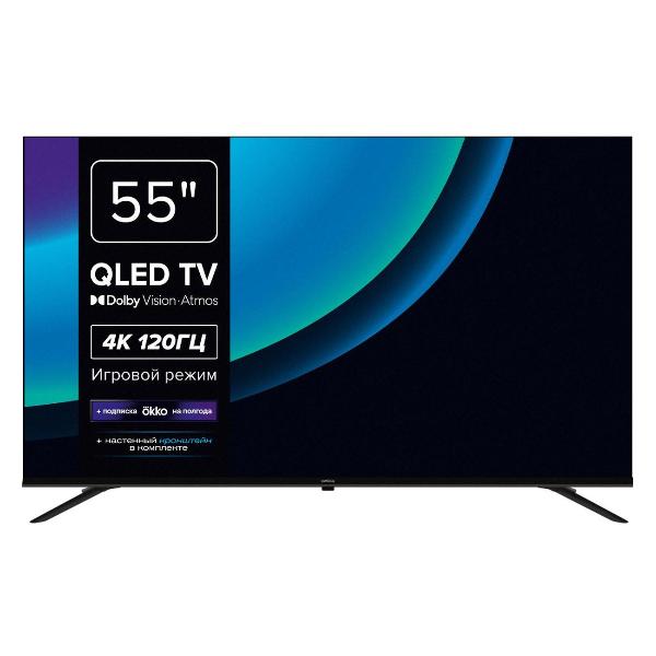 фото Ultra hd (4k) qled телевизор 55" smart tv qx55 (55xt-ud2g64n) rombica