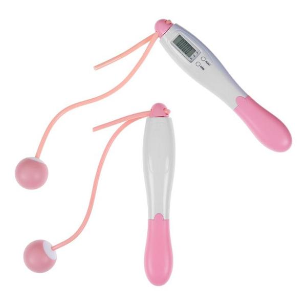 фото Умная скакалка 2 в 1, со счетчиком, беспроводная, скоростная, белая (9430946) onlytop