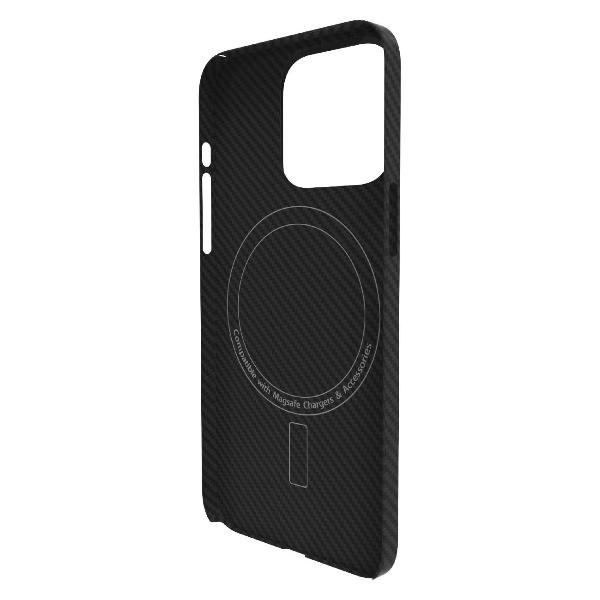 фото Чехол кевларовый для iphone 15 pro max 600d black (ewe-cs-kvlip5pm-bl-m) elfy