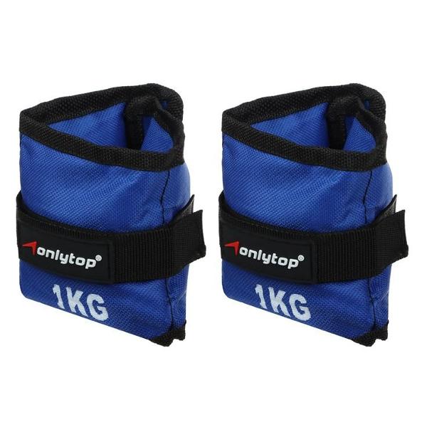 фото Утяжелители 2х1 кг, синие (1214829) onlytop