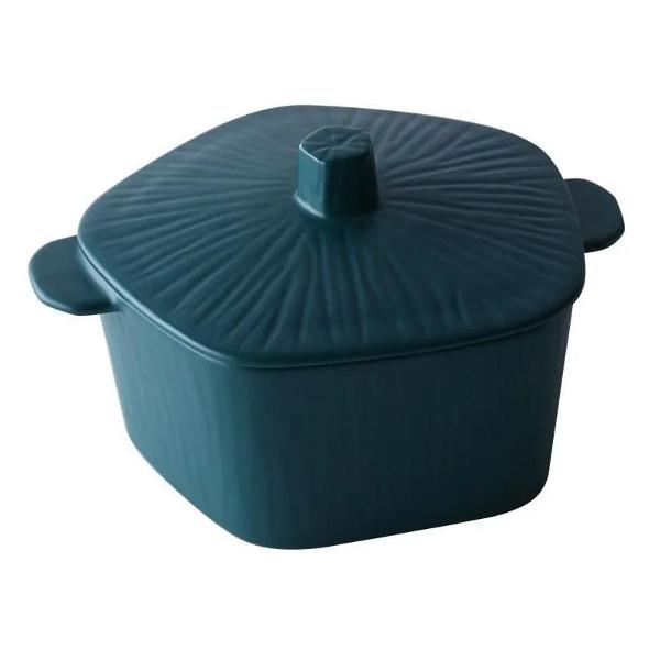 фото Супница family, с крышкой, зеленая homium