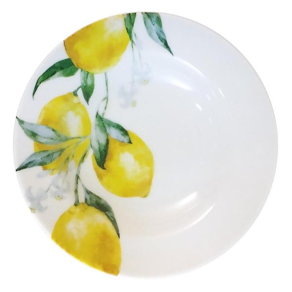 фото Тарелка "лимоны", 250 мл, белая (1с1151ф34) добрушский фарфоровый завод