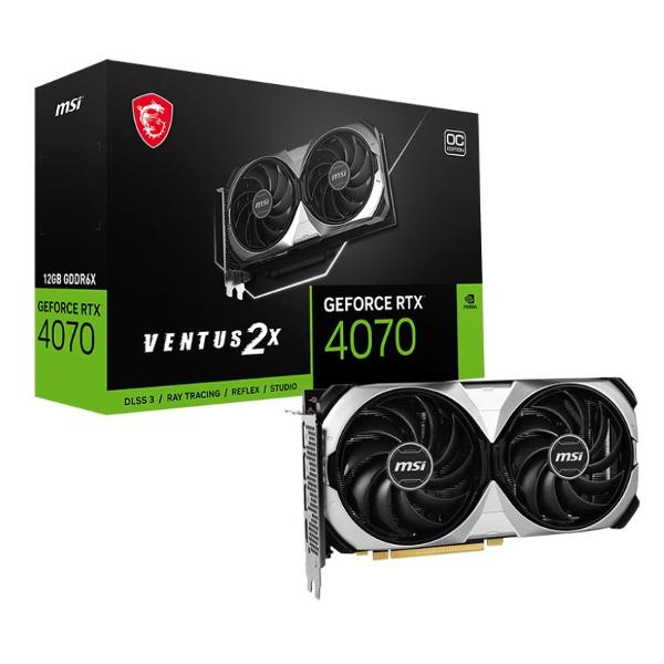 фото Видеокарта geforce rtx 4070 ventus 2x 12gb asus