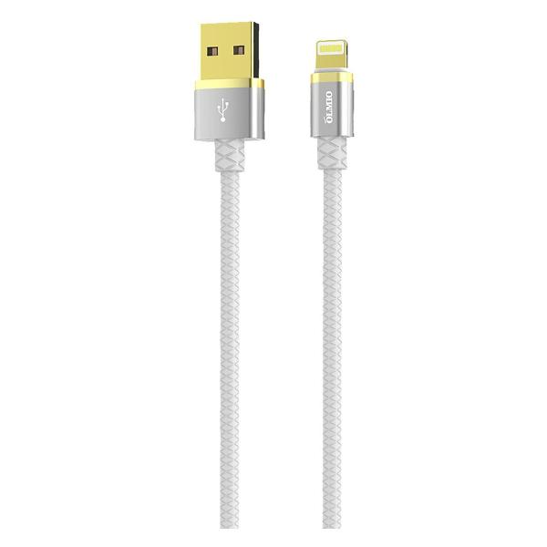 фото Кабель deluxe usb 2.0/lightning, 2.1a, 1 м, белый (38849) olmio