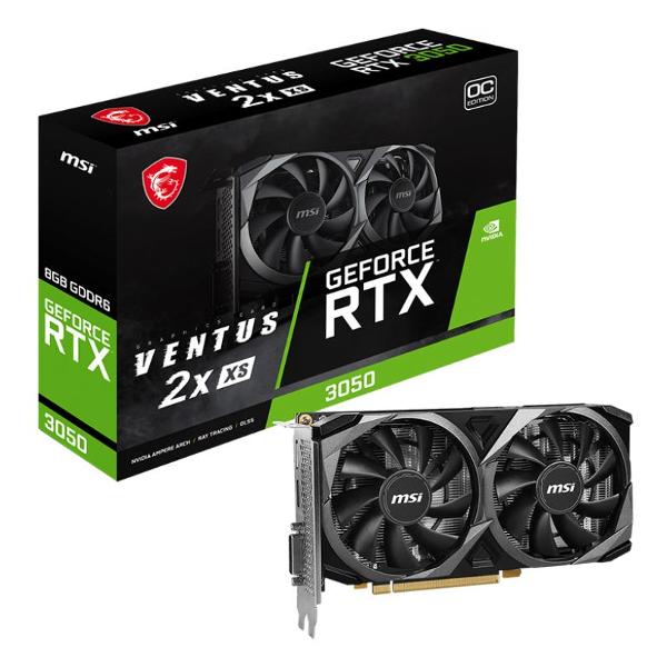 фото Видеокарта nvidia geforce rtx 3050 ventus 2x xs 8gb oc msi