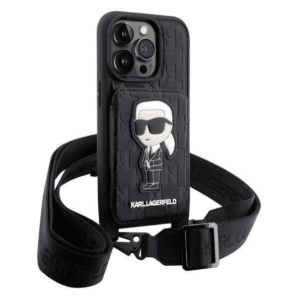 фото Чехол для iphone 14 pro pu saffiano nft karl (klhcp14lcsakhpkk) karl lagerfeld