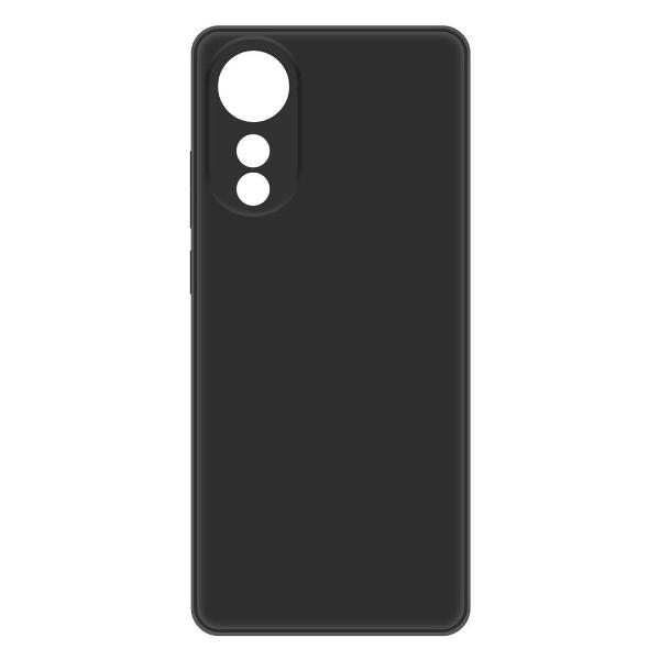 фото Чехол silicone case для oppo a78 4g, черный (480611) krutoff