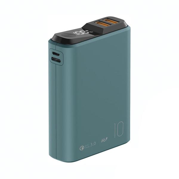 фото Внешний аккумулятор qs-10 10000mah midnight green (39185) olmio