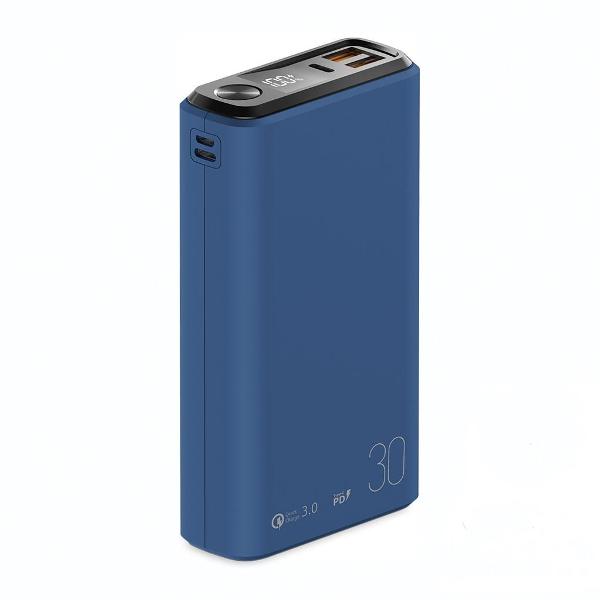 фото Внешний аккумулятор qs-30 30000mah deep blue (43842) olmio