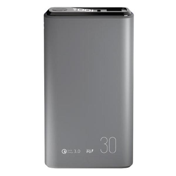 фото Внешний аккумулятор 30000mah space gray (qs-30) olmio